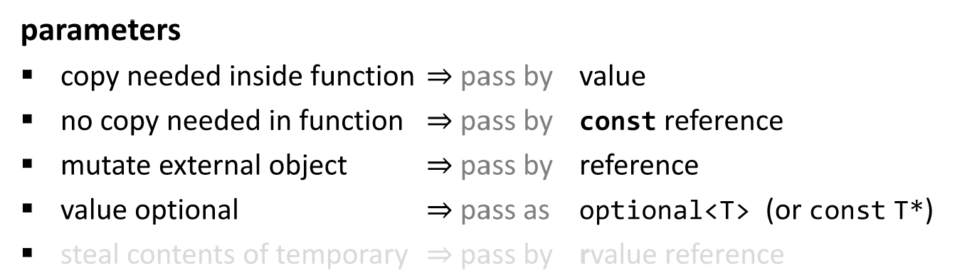 pass parameters